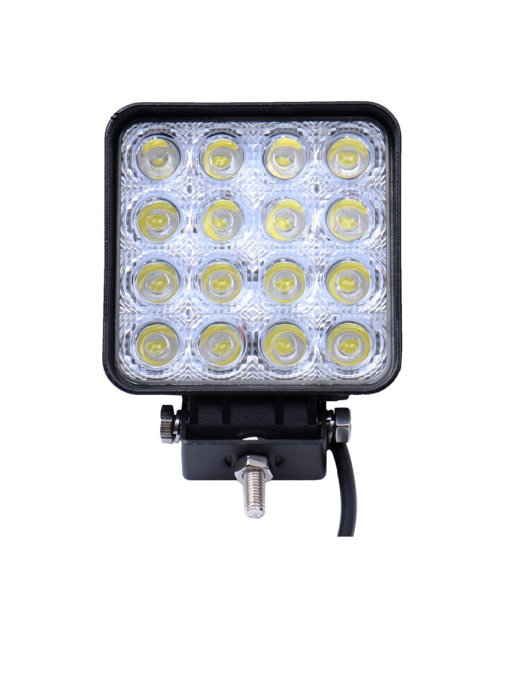 Фара рабочего света 16 LED Slim квадратная, 108х108х20мм (G0001-20MM)