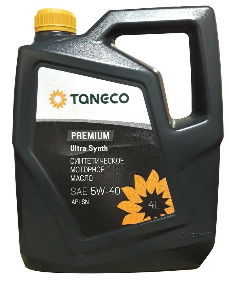 TANECO Premium Ultra Synth 5w40 API SN синтетика 4л