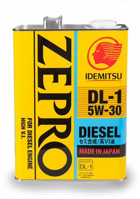 IDEMITSU 5W30 ZEPRO DIESEL DL-1 (полусинт) 4л