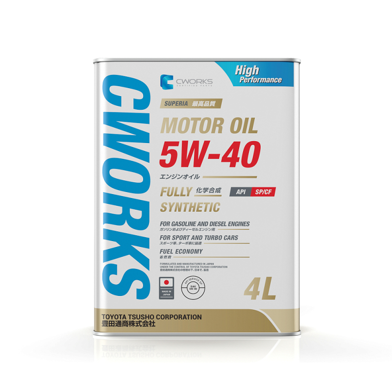 CWORKS SUPERIA 5W40 API SP/CF 4л