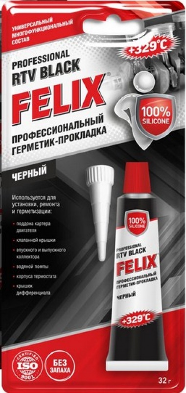 Герметик-прокладка FELIX (черн.) 32г