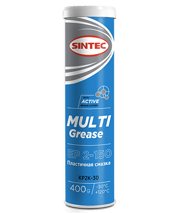 Смазка пластичная SINTEC MULTI GREASE EP 2-150 (400гр) синяя под пистолет