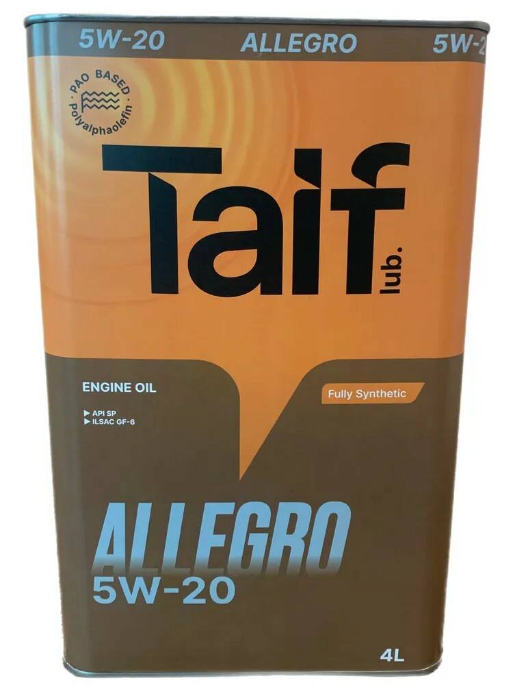 TAIF ALLEGRO 5W20 4л  SP, GF-6