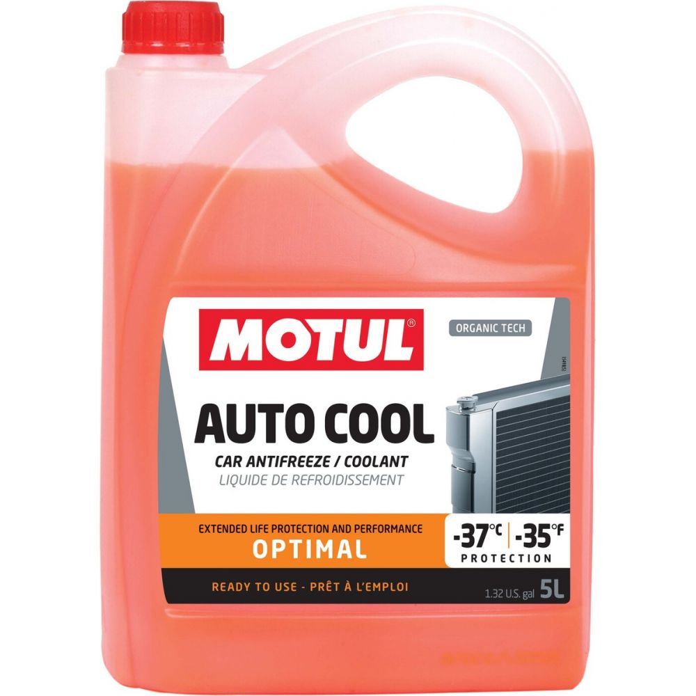 Антифриз MOTUL AUTO COOL OPTIMAL 5л EU (оранжевый)