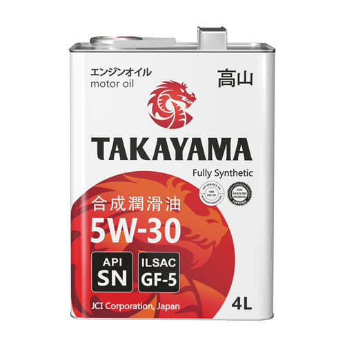 TAKAYAMA Adaptec 5W30 ILSAC GF-5 API SN 4л