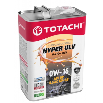 TOTACHI HYPER ULV Synthetic SP/GF-6B 0W16 4л