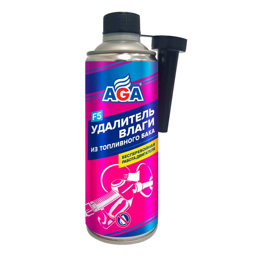 Удалитель влаги из топливного бака AGA F5 355мл AGA-805F