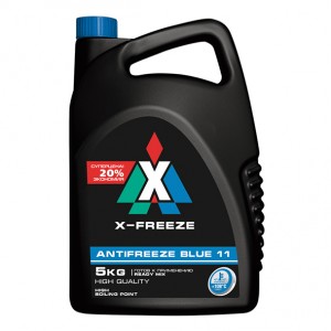 Антифриз X-Freeze Blue (синий) 5кг Дзержинск