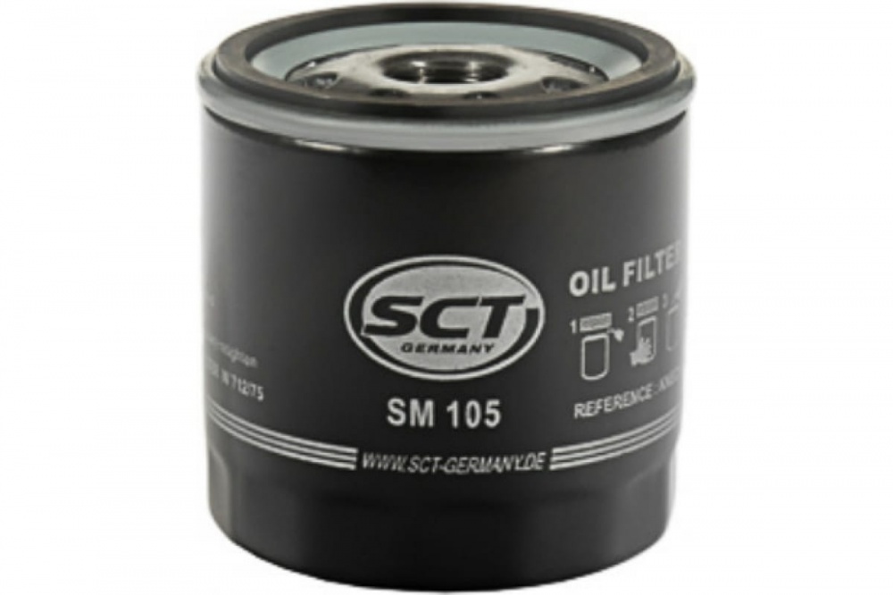Фильтр масляный CHEV AVEO, CRUZE, CAPTIVA, LACETTI, LANOS, OPEL ASTRA F/G/H, ANTARA SCT SM105