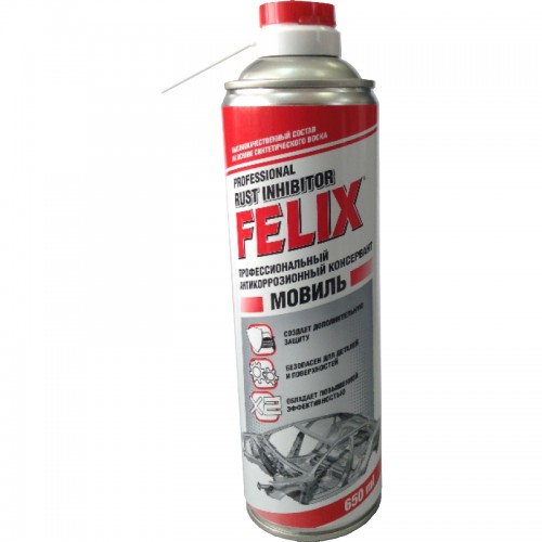 Автоконсервант (Мовиль) аэрозоль, 650 мл FELIX