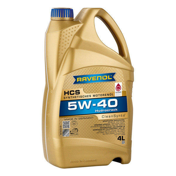 RAVENOL HCS 5W40 4л (синт.)