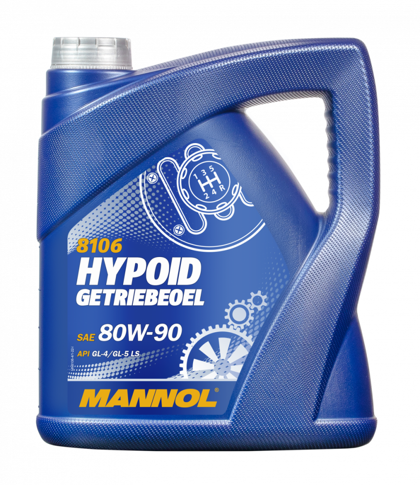 MANNOL Hypoid 80W90 GL-4/5 мин 4л