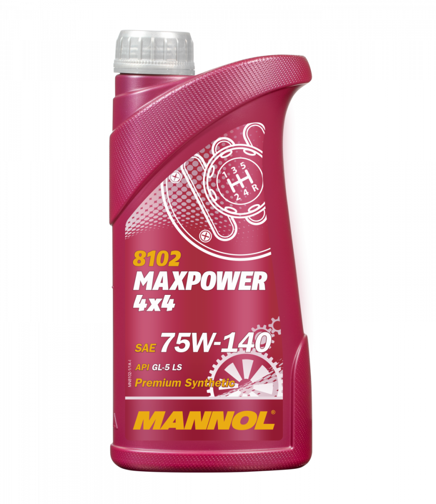MANNOL Maxpower 4х4 75W140 GL-5 синт 1л